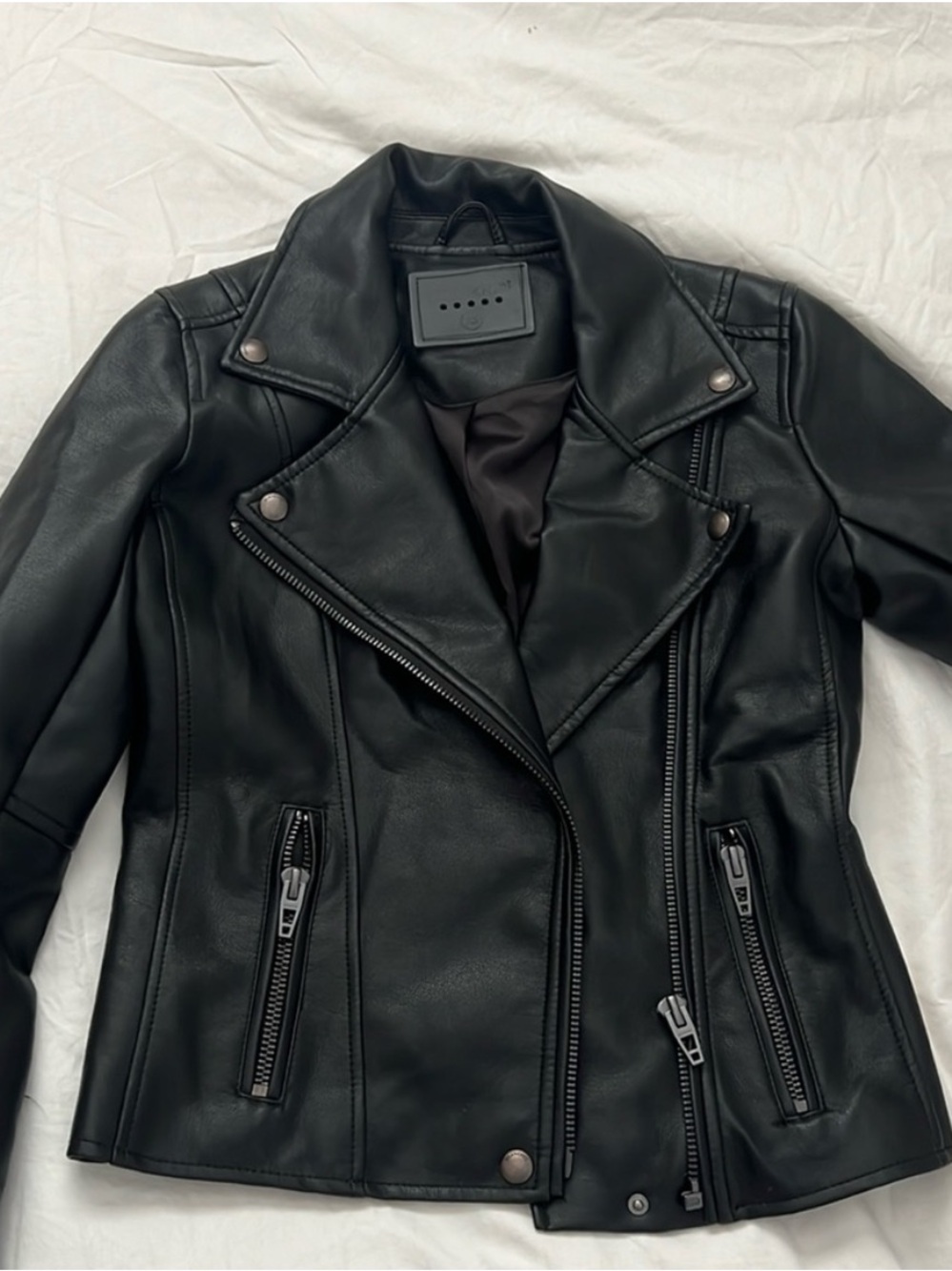 Blank NYC Black Leather Jacket